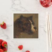 ブルドッグの頭（テオドール・ゲリコー） スタンダードカクテルナプキン (インサイチュ)