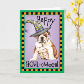 ブルドッグの魔法使い カード (黄色い花)