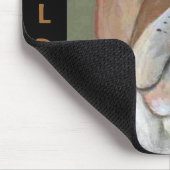 ブルドッグのmousepad マウスパッド (コーナー)