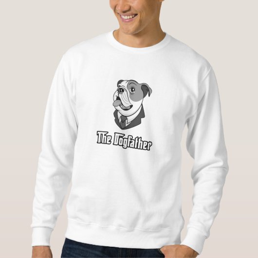 ブルドッグのTシャツ スウェットシャツ (正面)