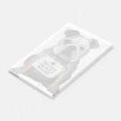 ブルドッグを抱く ポストイット (アングル)