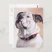 ブルドッグアートポストカード ポストカード (正面/裏面)