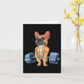 ブルドッグウエイフティングフェイウデッドリフトフィットネスジムフー カード (黄色い花)