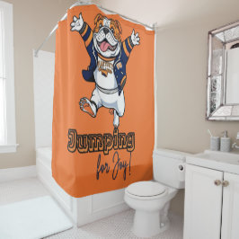 ブルドッグエネルギー | ミッドエアアートおもしろい シャワーカーテン