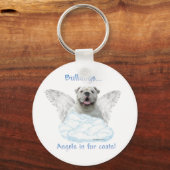 ブルドッグエンジェルキーチェーン キーホルダー (正面)