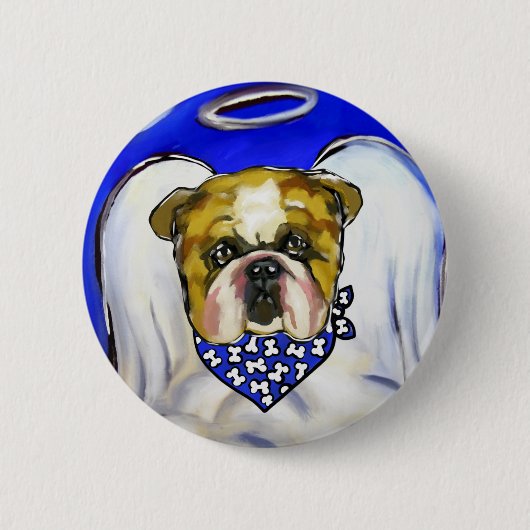 ブルドッグエンジェル 缶バッジ (正面)