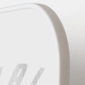 ブルドッグオフィシャルドッグウォーカーかわいいミームブルドッグポー ピックルボールラケット (左詳細)