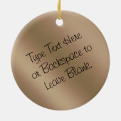 ブルドッグオーナメントパーソナライズされたイングリッシュブルドッグギフト セラミックオーナメント (裏面)