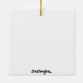 ブルドッグオーナメント セラミックオーナメント (裏面)