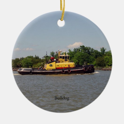ブルドッグオーナメント セラミックオーナメント (正面)