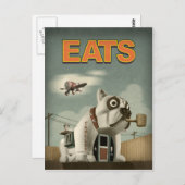 ブルドッグカフェ ポストカード (正面/裏面)