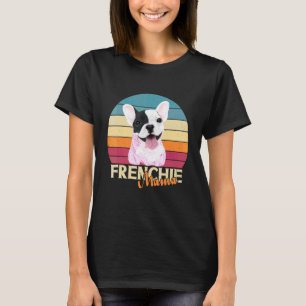 ブルドッグカラフルドッグ犬ママFrenchie Mama Tシャツ