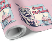 ブルドッグカラフル ラッピングペーパー (ロールコーナー)