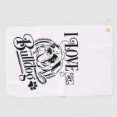 ブルドッグギフト ゴルフタオル (横)