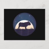 ブルドッグギフト |英国のブルドッグ好きの贈り物 シーズンポストカード (正面)