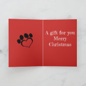 ブルドッグクリスマスカード シーズンカード (内部)