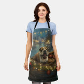 ブルドッグクリスマスフェスティバル航海 エプロン (着用した状態)