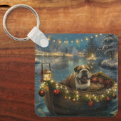 ブルドッグクリスマスフェスティバル航海 キーホルダー (正面)
