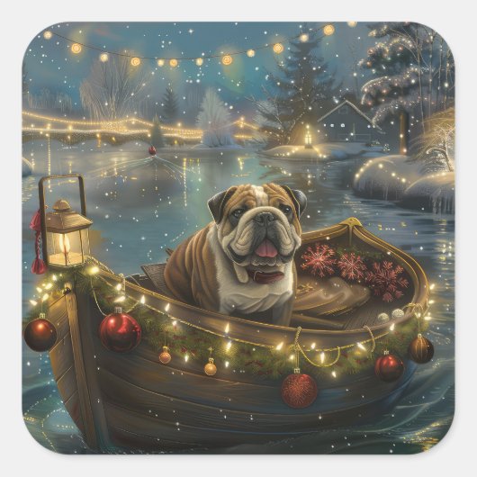 ブルドッグクリスマスフェスティバル航海 スクエアシール (正面)