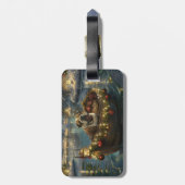 ブルドッグクリスマスフェスティバル航海 ラゲッジタグ (裏面縦)