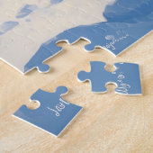 ブルドッグクリスマスフェスティバル雪景色 ジグソーパズル (側面)