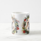 ブルドッグクリスマスリースフェスティバルカップ コーヒーマグカップ (中央)