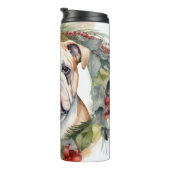 ブルドッグクリスマスリースフェスティバルカップ タンブラー (回転右)