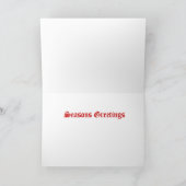 ブルドッグクリスマス シーズンカード (内部)