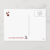 ブルドッグクリスマス·パッピー·ハグズはがき2 シーズンポストカード (裏面)