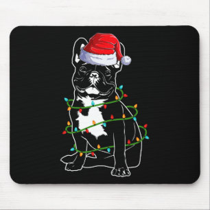 ブルドッグクリスマス マウスパッド