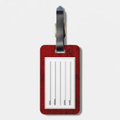 ブルドッググレーの漫画 ラゲッジタグ (裏面縦)