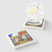 ブルドッグシェフ ストーンコースター (横)