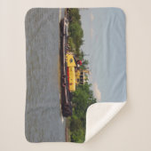 ブルドッグシェルパ毛布 シェルパブランケット (正面)