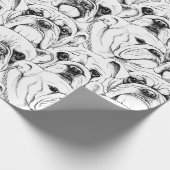 ブルドッグシームレスラッピング紙シート ラッピングペーパー (角)