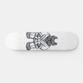 ブルドッグジウ実|背景色を選択 スケートボード (横)