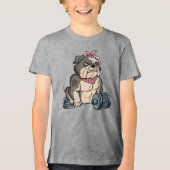 ブルドッグジムパワー トライブレンドTシャツ (正面)