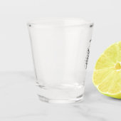 ブルドッグスタイリッシュミニマル主義者 ショットグラス (左)