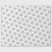 ブルドッグスタイリッシュミニマル主義者 ラッピングペーパー (フラット)