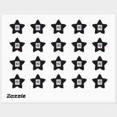 ブルドッグスポーツサッカー 星シール (シート)