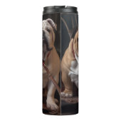 ブルドッグスワイスリーのクリスマスデコール タンブラー (裏面)