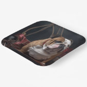 ブルドッグスワイスリーのクリスマスデコール ペーパープレート (傾斜あり)