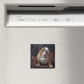 ブルドッグスワイスリーのクリスマスデコール マグネット (インサイチュ (食洗機))