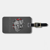 ブルドッグズマスコットラゲッジタグ ラゲッジタグ (正面横)