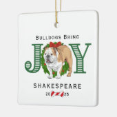 ブルドッグズリームジョイリース セラミックオーナメント (左)