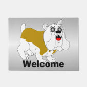 ブルドッグデザイン ドアマット (正面)