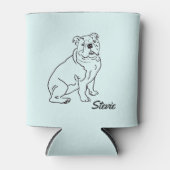 ブルドッグドッグスケッチクーラーボックス 缶クーラー (正面)