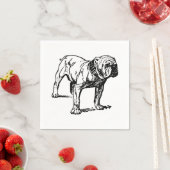 ブルドッグナプキンス スタンダードカクテルナプキン (インサイチュ)