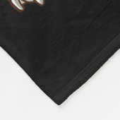 ブルドッグハロウィーンおもしろいハロウィーン仮装ブドッグ フリースブランケット (角)