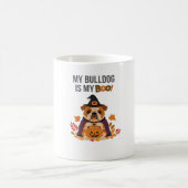 ブルドッグハロウィーンのコスチューム私のブルドッグは私のブーDo コーヒーマグカップ (中央)