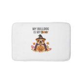 ブルドッグハロウィーンのコスチューム私のブルドッグは私のブーDo バスマット (正面)